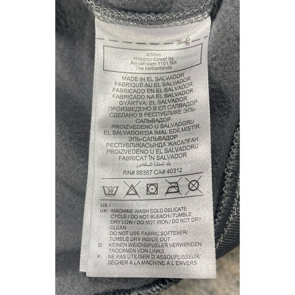 Adidas Miami Hurricanes Hoodie Gray Size XL Zip Front Pocket NWOT - Picture 11 of 11